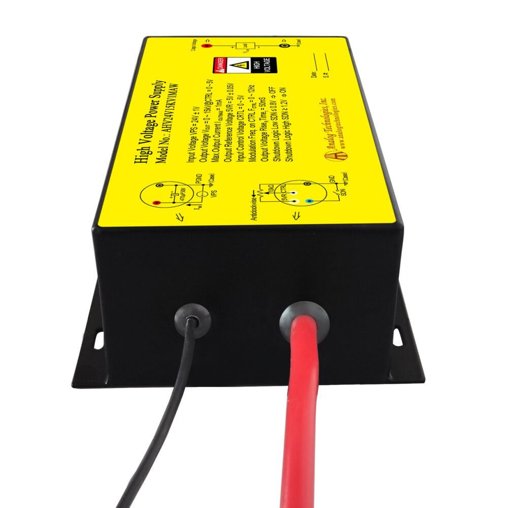 AHV24V15KV1MAW 15kV 1mA DC DC HV Power Supply (24V Input)