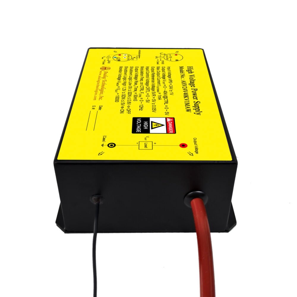AHV24V40KV1MAW 40kV 1mA DC DC HV Power Supply (24V Input)