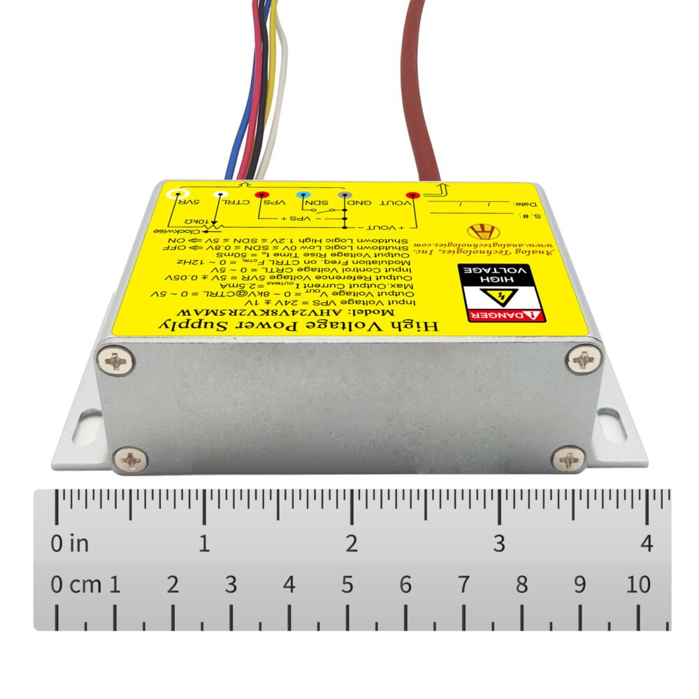 AHV24V8KV2R5MAW 8kV 2.5mA DC DC HV Power Supply (24V Input)