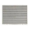 R06-131V 0603 0.1% resistor kit open case view showing 131 values