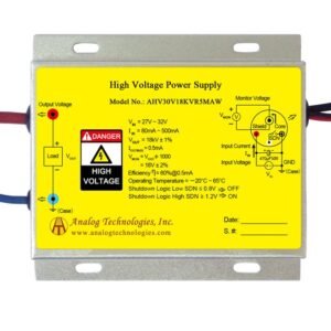 AHV30V18KVR5MAW 18kV 0.5mA DC DC HV Power Supply (30V Input)