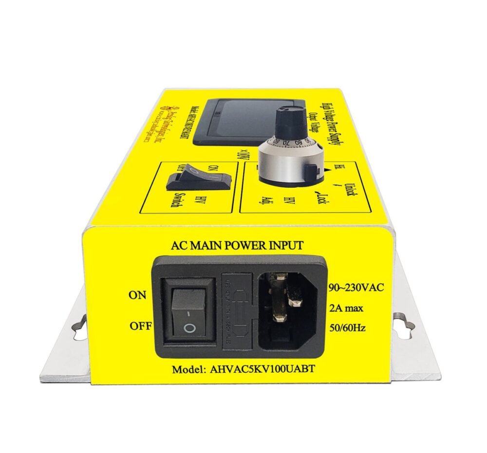 AHVAC10KVR5MABT 10kV 0.5mA AC DC HV Power Supply (90 ~ 230V Input)