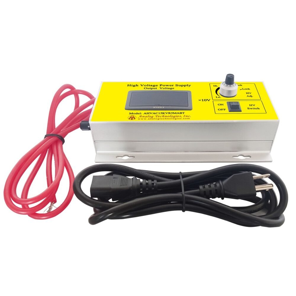 AHVAC15KVR5MABT 15kV 0.5mA AC DC HV Power Supply (90 ~ 230V Input)