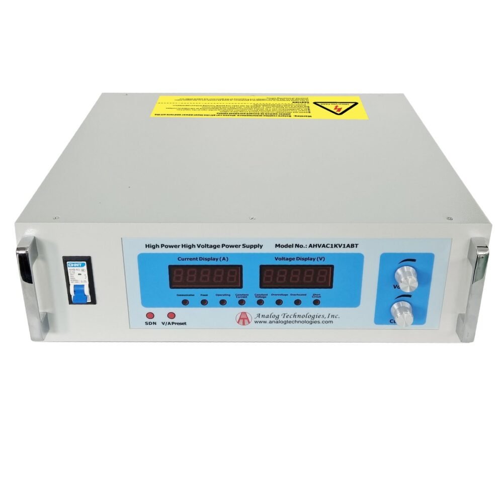 AHVAC1KV1ABT 1kV 1A AC DC HV Power Supply (200 ~ 240V Input)