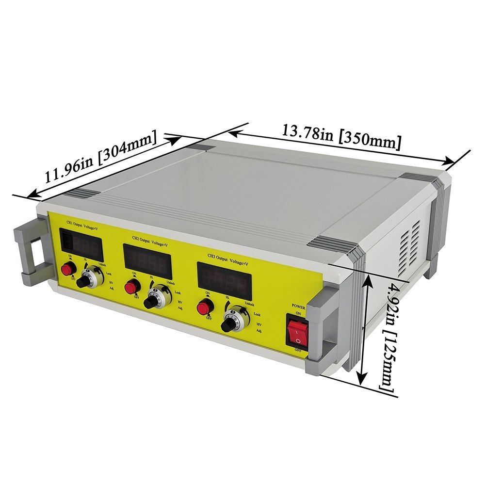 AHVAC3KVR5MABT3 3kV 0.5mA AC DC HV Power Supply (90 ~ 230V Input)