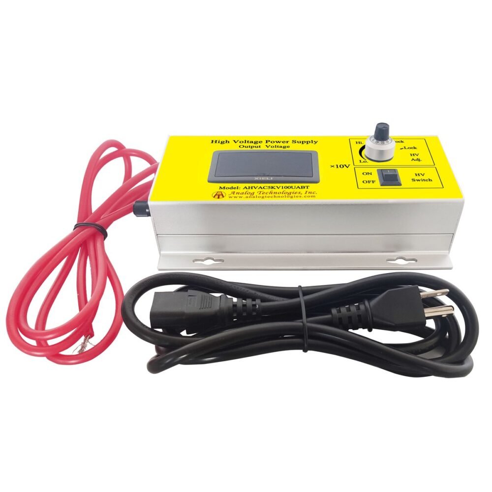 AHVAC5KV100UABT 5kV 0.1mA AC DC HV Power Supply (90 ~ 230V Input)