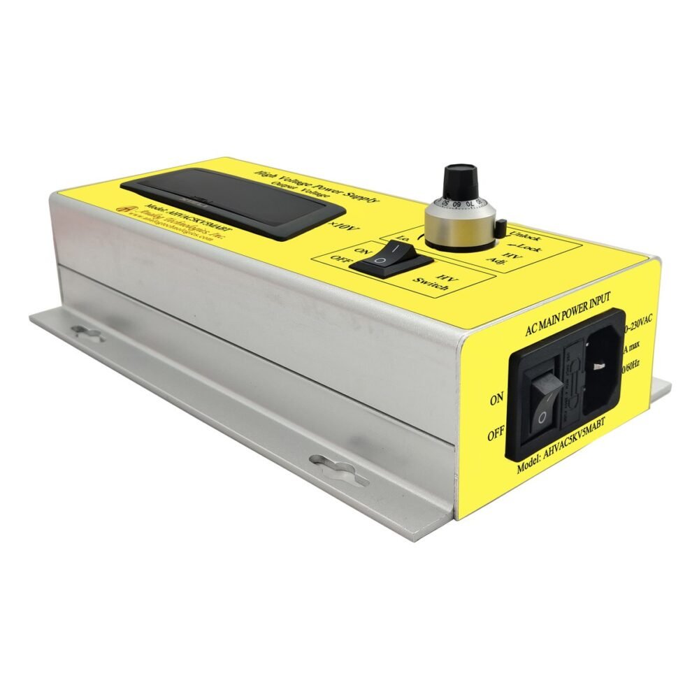 AHVAC5KV5MABT 5kV 5mA AC DC HV Power Supply (100 ~ 240V Input)