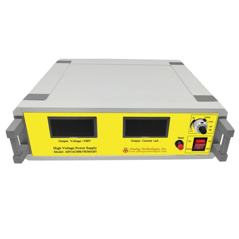 AHVAC60KVR5MABT 60kV 0.5mA AC DC HV Power Supply (90 ~ 230V Input)