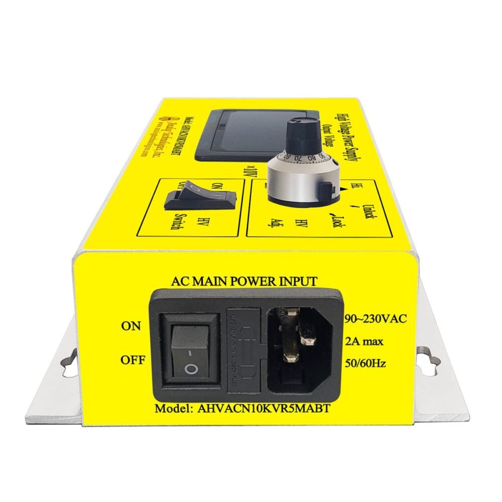 AHVACN10KVR5MABT &minus;10kV 0.5mA AC DC HV Power Supply (90 ~ 230V Input)
