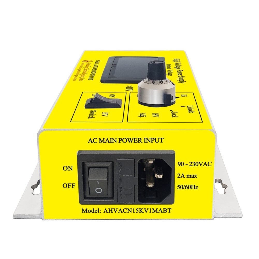 AHVACN15KV1MABT &minus;15kV 1mA AC DC HV Power Supply (90 ~ 230V Input)